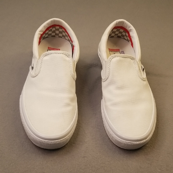 Vans Other - White Size 8 Men's VANS DURACAP POPCUSH Slip-On Shoes Pre-owned